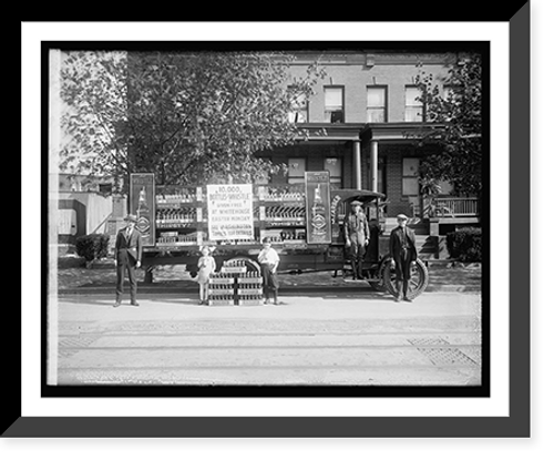 Historic Framed Print, Whistle car,  17-7/8" x 21-7/8"