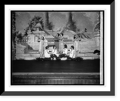 Historic Framed Print, Greek Am. Club,  17-7/8" x 21-7/8"