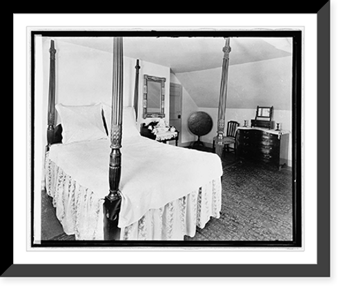 Historic Framed Print, Mt. Vernon, [Virginia], Maine room,  17-7/8" x 21-7/8"