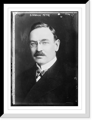 Ambrose Petry, portrait Classic, Vintage Poster