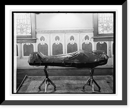 Vintage Photo Print - William Demaine & Son casket, 1923