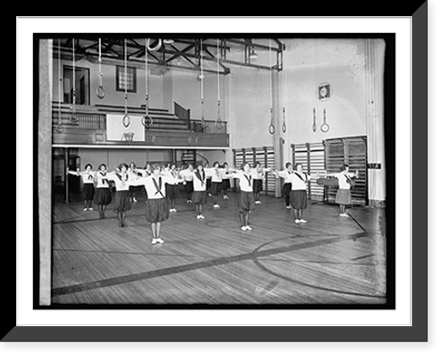 Historic Framed Print, Eastern High School, gymnasium, [Washington, D.C.],  17-7/8" x 21-7/8"