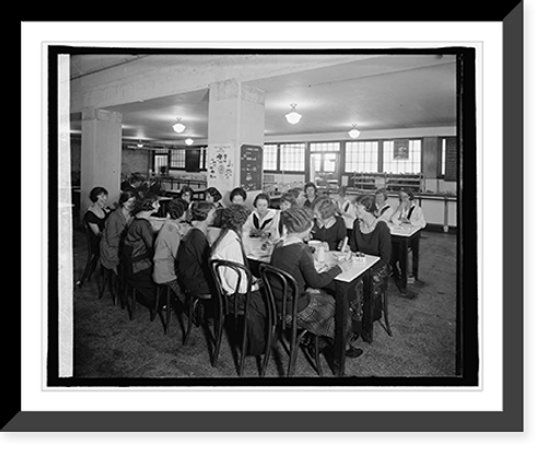 Historic Framed Print, Training table, Eastern High School, [Washington, D.C.],  17-7/8" x 21-7/8"