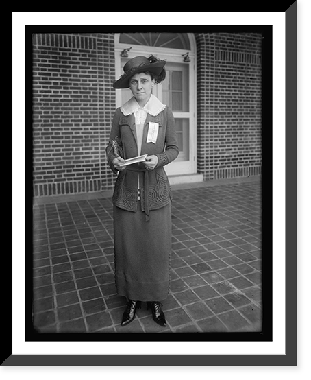 Mrs. Chas. D. Whitman, wife of Gov. of New York, Antique Poster