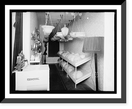 Chandeliers, Historic Print