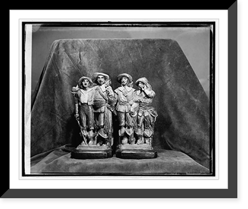 Historic Framed Print, Kathleen Wheeler, Three Musketeers,  17-7/8" x 21-7/8"