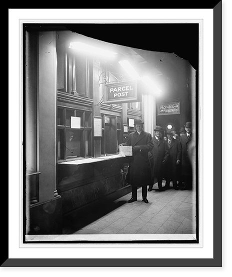 Opening up Parcel Post, 1913; P.M.G. Hitchcock Classic, Antique Print