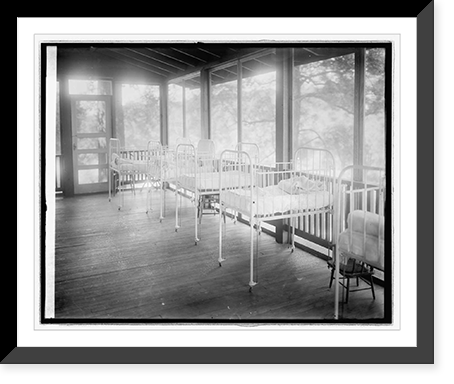 Historic Framed Print, Camp Goodwill Baby Hospital, 7/14/13,  17-7/8" x 21-7/8"