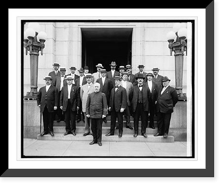 Historic Framed Print, City Detectives group, June 8, '13,  17-7/8" x 21-7/8"