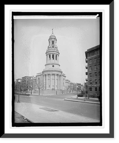 Historic Framed Print, Immanuel Baptist, [16th St., NW, Washington, D.C.],  17-7/8" x 21-7/8"