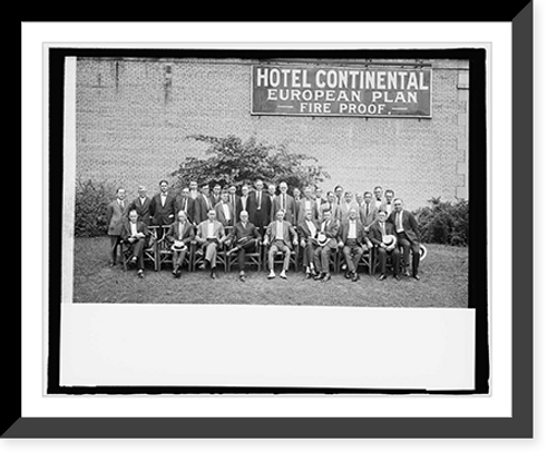 Historic Framed Print, Railway mail clubs convention,  17-7/8" x 21-7/8"