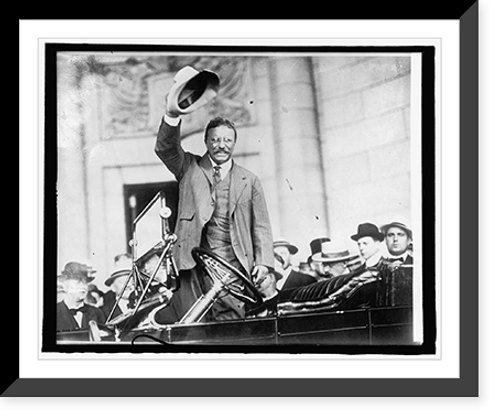 Historic Framed Print, Roosevelt at Union Station, [Washington, D.C.], May 1914,  17-7/8" x 21-7/8"