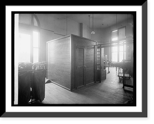 Historic Framed Print, Refrigeration box for parcel post, City Post Office, [Washington, D.C.],  17-7/8" x 21-7/8"