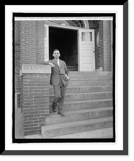 Rev. Edw. W. Broome, Supt. High School, Rockville, Md, Historic Reproduction