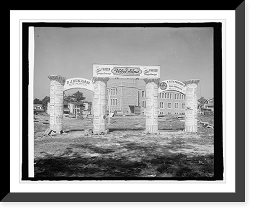 Historic Framed Print, St. Gabriel's [...] fete,  17-7/8" x 21-7/8"