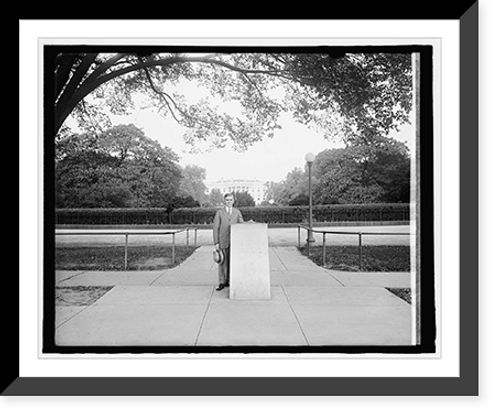 Historic Framed Print, Dr. S.M. Johnson, Lee Highway Assn.,  17-7/8" x 21-7/8"