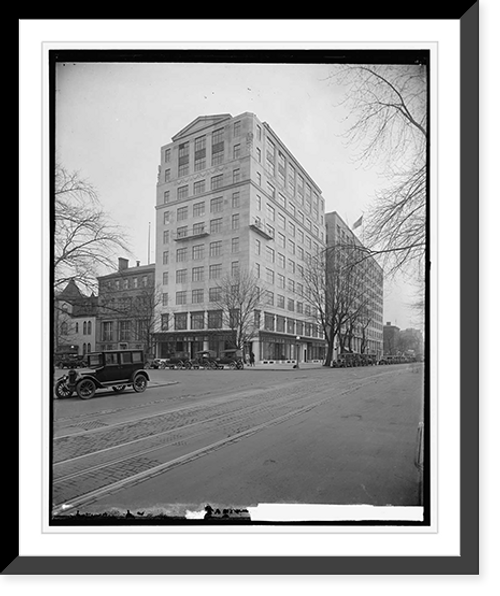 Historic Framed Print, Hill Bldg. [Washington, D.C.],  17-7/8" x 21-7/8"