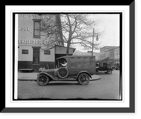 Semmes Motor Co. Meadow Gold Butter truck, 1926, Vintage Wall Art
