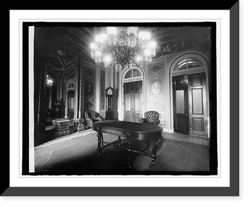 Historic Framed Print, President's room, Capitol, [Washington, D.C.],  17-7/8" x 21-7/8"