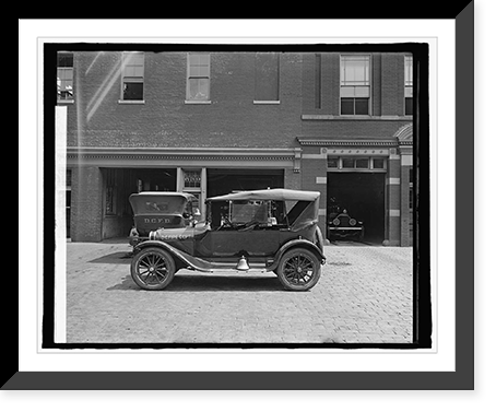 Historic Photo Print - Fire Engines - Fire Dept. car for Semmes Motor Co