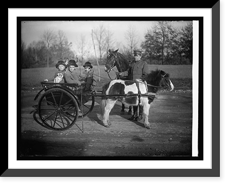 Historic Framed Print, Capt. Warren W. Whiteside, 10th Cavalry,  17-7/8" x 21-7/8"