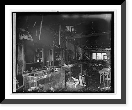 Black & White Photo - Washington, DC - Harry C. Grover fire (1)