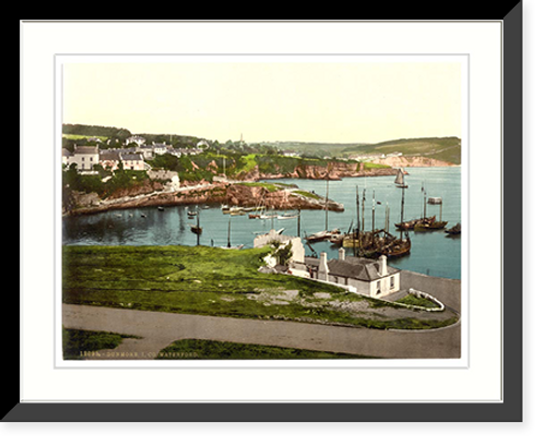 Historic Framed Print, Dunmore I. Co. Waterford Ireland,  17-7/8" x 21-7/8"