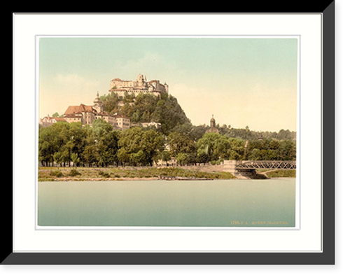 Historic Framed Print, Fortress High-Salzburg (i.e. Hohensalzburg) Salzburg Austro-Hungary - 2,  17-7/8" x 21-7/8"