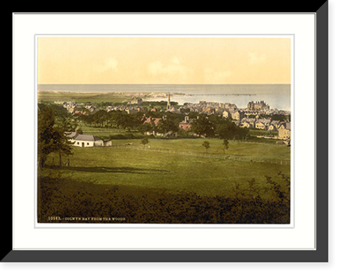 Historic Framed Print, From the woods Colwyn Bay Wales,  17-7/8" x 21-7/8"