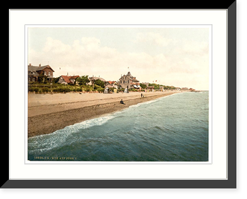 Historic Framed Print, General view I. Wyk on Fohr Schleswig-Holstein Germany,  17-7/8" x 21-7/8"