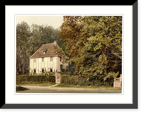 Historic Framed Print, Goethes House Weimar Thuringia Germany,  17-7/8" x 21-7/8"