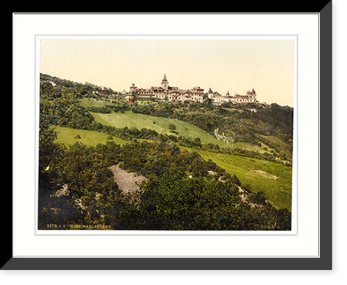 Historic Framed Print, Kahlenberg Vienna Austro-Hungary,  17-7/8" x 21-7/8"
