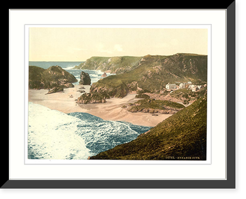 Historic Framed Print, Kynance Cove Cornwall England,  17-7/8" x 21-7/8"