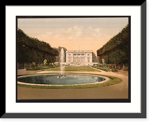 Historic Framed Print, Petit Trianon Versailles France,  17-7/8" x 21-7/8"