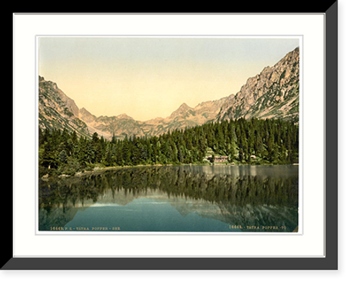 Historic Framed Print, Popper See Tatra Austro-Hungary,  17-7/8" x 21-7/8"