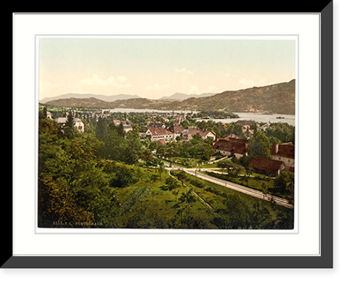 Historic Framed Print, P&ouml;rtschach on W&ouml;rthersee Carinthia Austro-Hungary - 2,  17-7/8" x 21-7/8"