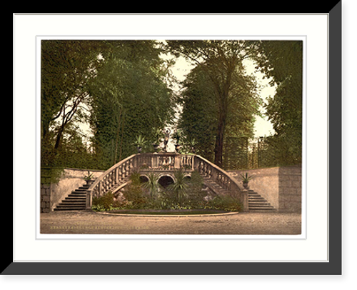 Historic Framed Print, Summer theatre Terrace Herrenhausen Hanover Hanover Germany,  17-7/8" x 21-7/8"