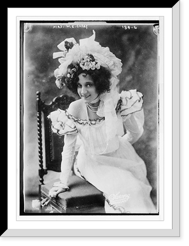 Mrs. W.E. Corey, Sarony.Sarony, Antique Print