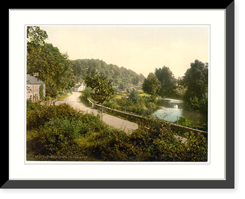 Historic Framed Print, View on the Ern (i.e. Earn) Comrie Scotland,  17-7/8" x 21-7/8"