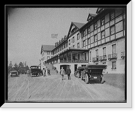 Hotel Champlain, front facade, Bluff Point, N.Y. - 2, Vintage Poster