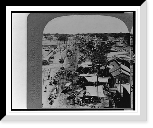 Historic Framed Print, The scene of Ambassador Von Kettelers murder Peking China,  17-7/8" x 21-7/8"