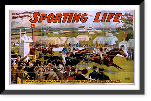 Historic Framed Print, Cecil Raleigh & Seymour Hicks great English play Sporting life - 5,  17-7/8" x 21-7/8"