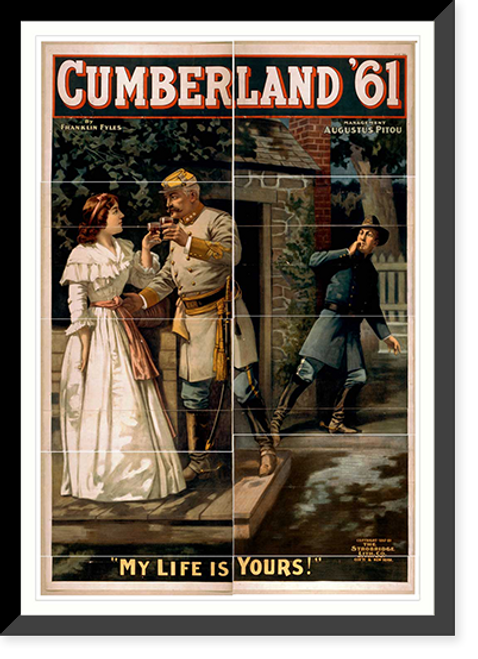 Historic Framed Print, Cumberland 61 by Franklin Fyles.,  17-7/8" x 21-7/8"
