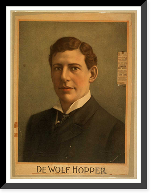 Historic Framed Print, De Wolf Hopper,  17-7/8" x 21-7/8"