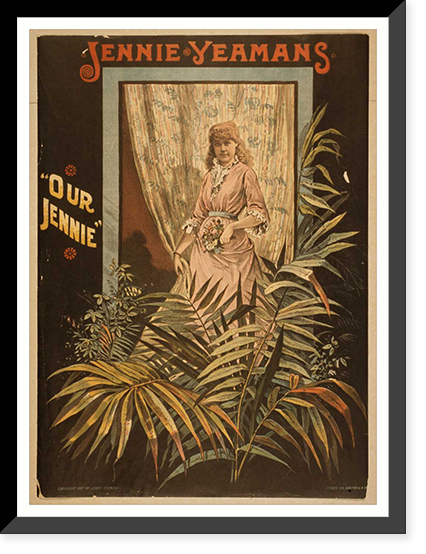 Historic Framed Print, Jennie Yeamans Our Jennie - 8,  17-7/8" x 21-7/8"