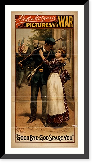 Historic Framed Print, Matt Morgans Pictures of the war,  17-7/8" x 21-7/8"