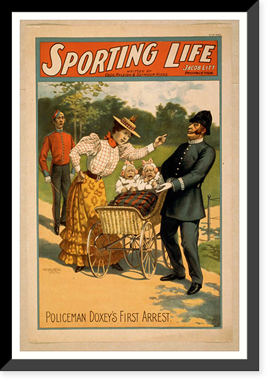 Historic Framed Print, Sporting life written by Cecil Raleigh & Seymour Hicks. - 2,  17-7/8" x 21-7/8"