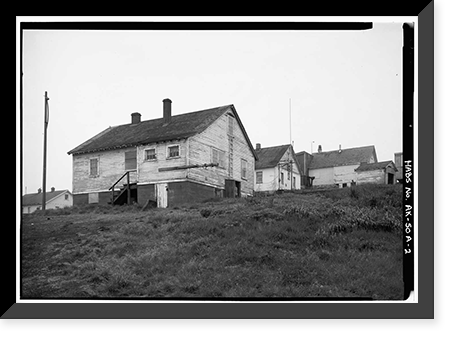 Saint George Russian Orthodox Church, Priest's House, St. George Island, Pribilof Islands, Saint George, Aleutians West Census Area, AK - 2, Antique Poster