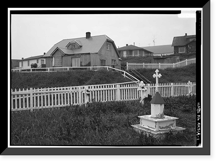 Saints Peter & Paul Russian Orthodox Church, Priest's House, St. Paul Island, Pribilof Islands, Saint Paul, Aleutian Islands, AK, Historic Print
