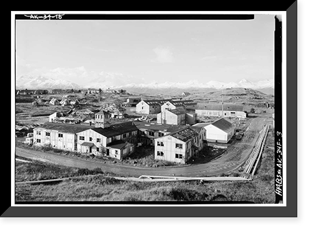 Naval Operating Base Dutch Harbor & Fort Mears, Administration Building, Unalaska, Aleutian Islands, AK - 3 Classic, Vintage Wall Art